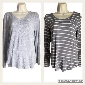 Abercrombie & Fitch Grey Tops Lot of 2